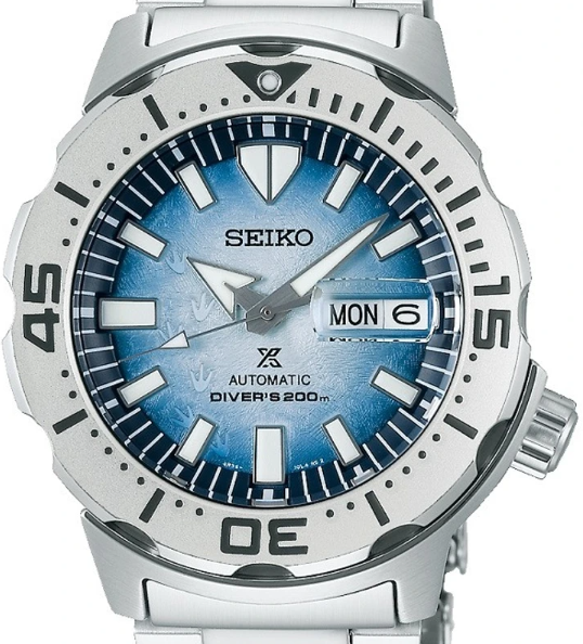 Monster - Seiko replica Monster SRPG57K1 Special Edition Save the Ocean Antarctica